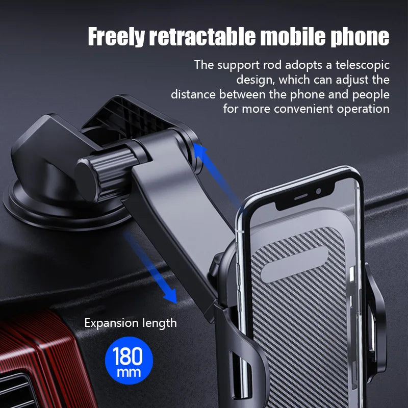 Sucker Car Phone Holder Stand Gravity Dashboard Suction Cup Smartphone Mobile Cell Support in Car Bracket For All Phones