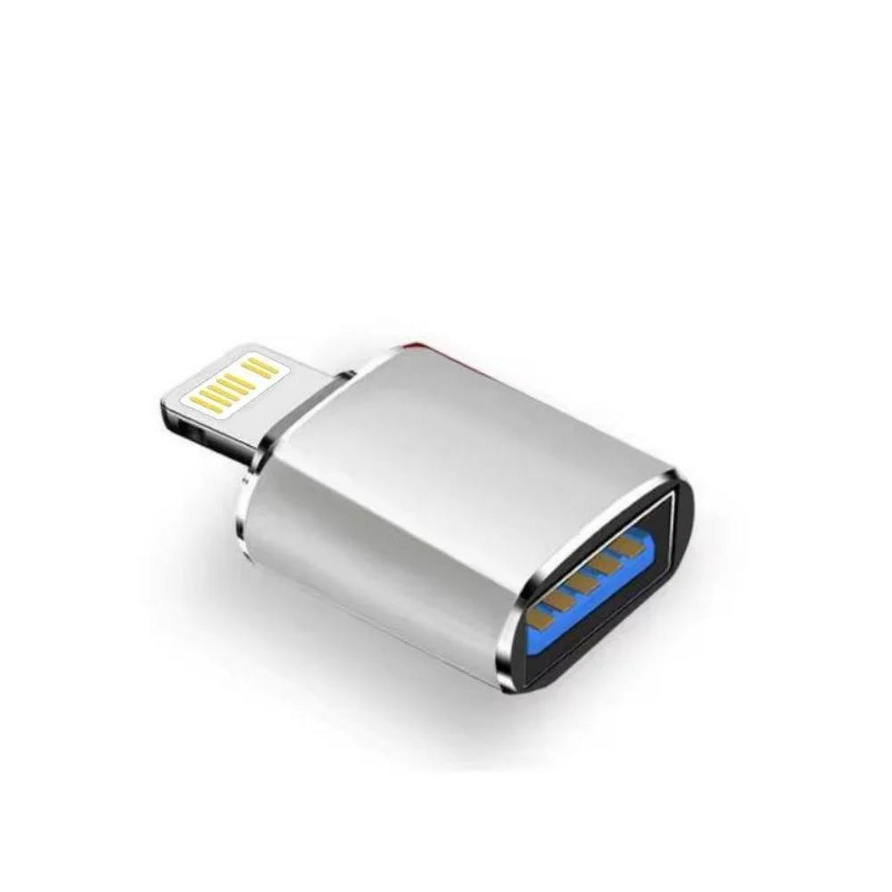 2pcs OTG USB 3.0  Adapter for IPhone 14 13 12  Pro XS Max XR X 8 Plus 7 6s IPad Lightning Male To USB3.0 Adapter for IOS13 Above