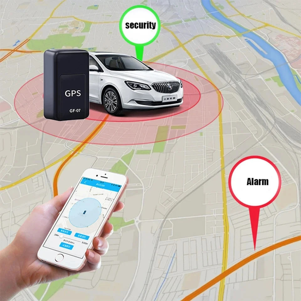 Mini GF07 GPS Car Tracker Real Time Tracking AntiTheft Anti Lost Locator Strong Magnetic Mount SlMMessage Positioner