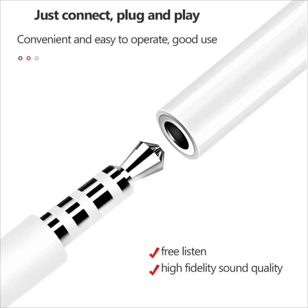 For IOS Adapter to 3.5mm Jack AUX Cable For iPhone 14 13 12 11Pro Max Male to Female Adapter Headphone Converter Audio Splitter