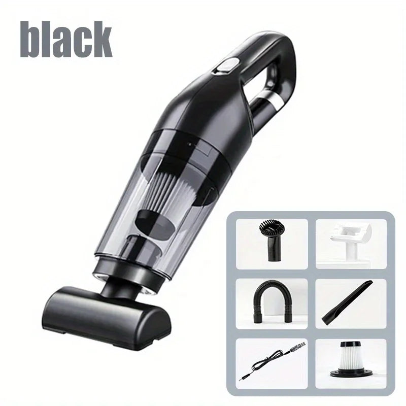 Handheld USB Charging Portable Home Car Wireless Cleaning Vacuum Cleaner, High-power Suitable For Dust And Pet Hair