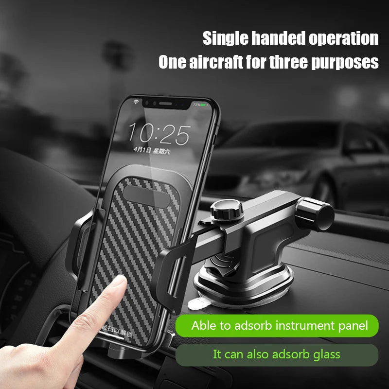 Sucker Car Phone Holder Stand Gravity Dashboard Suction Cup Smartphone Mobile Cell Support in Car Bracket For All Phones