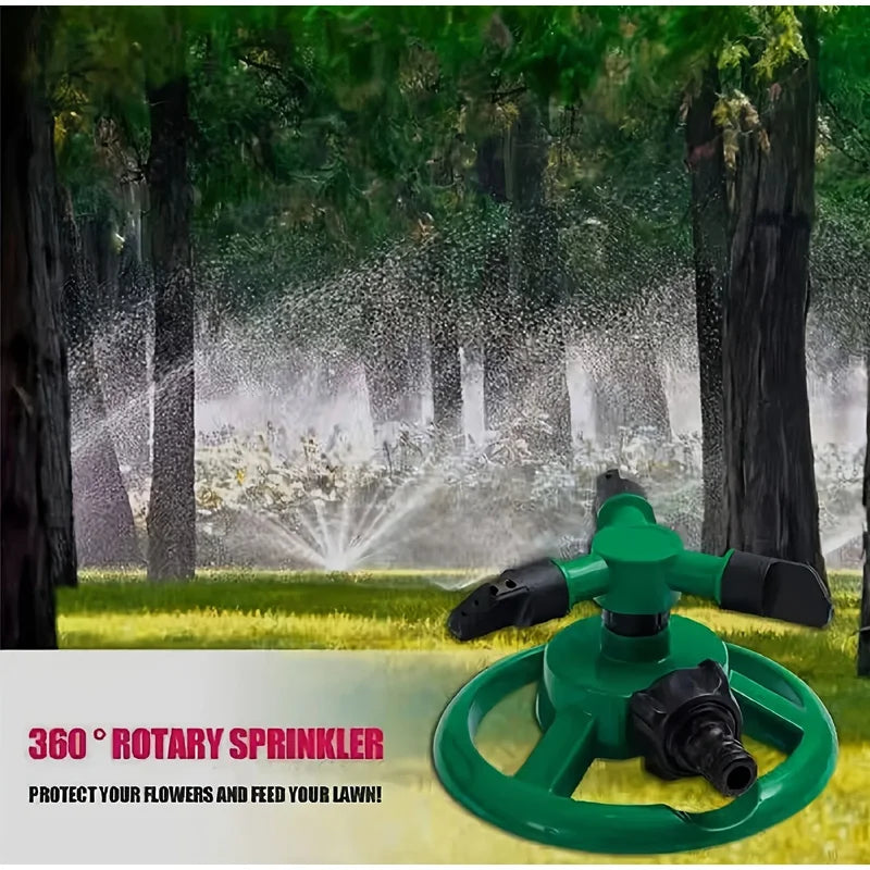 360° Auto-rotating Rotating Water Spray Sprinkler Nozzle Watering Irrigation Supplies For Lawn Garden Agricultural Irrigation